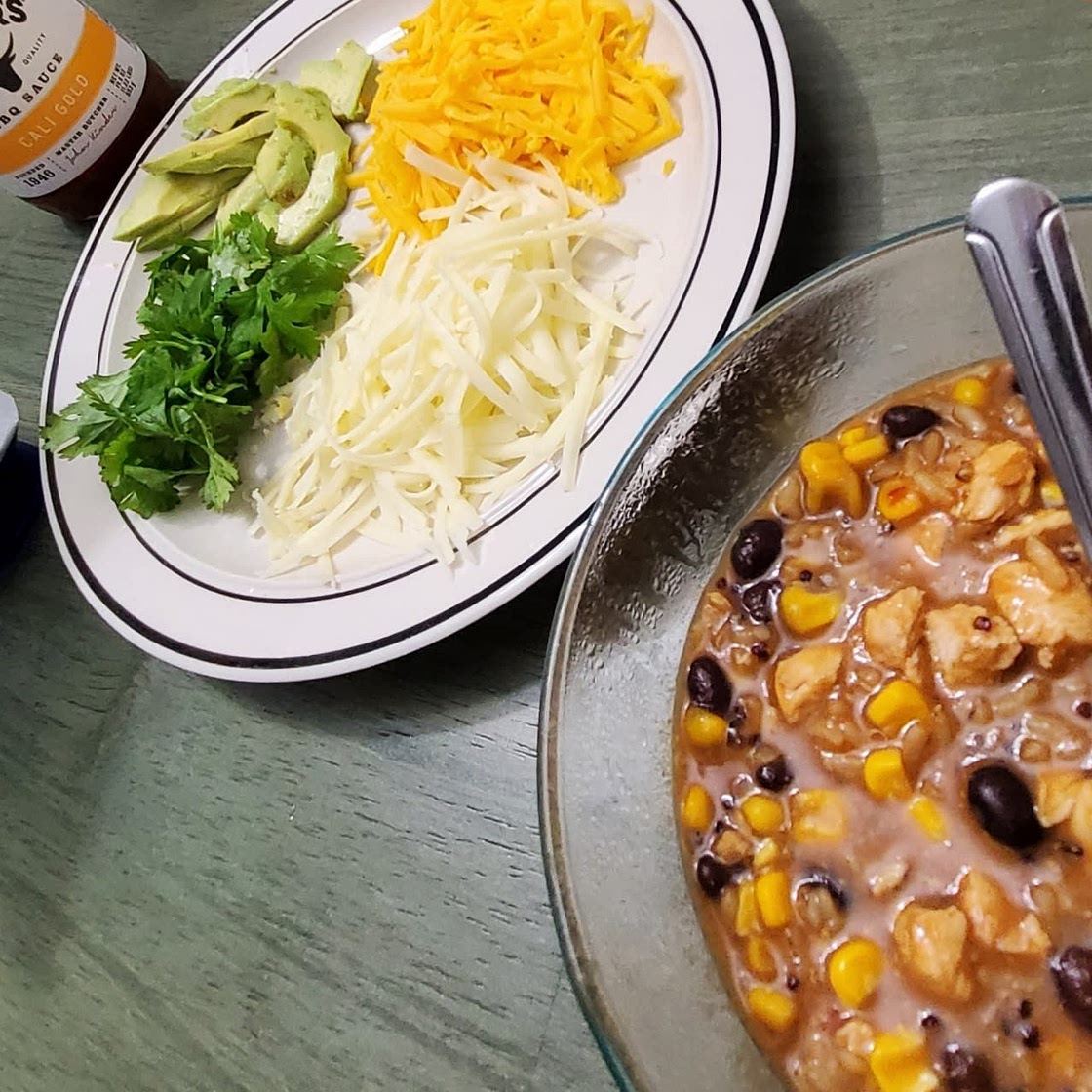 BBQ Chicken Quinoa Casserole