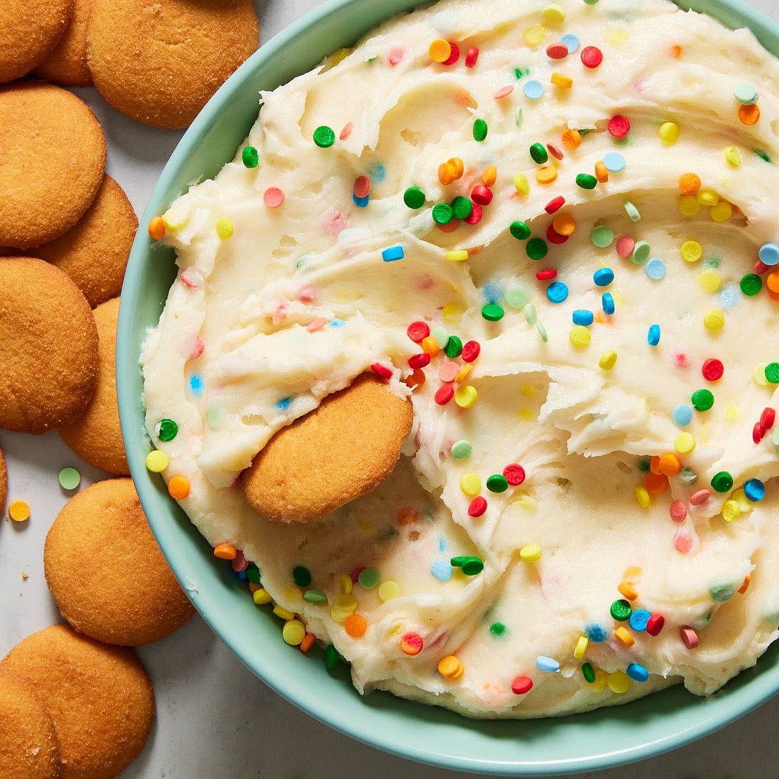 Birthday Cake Blondies