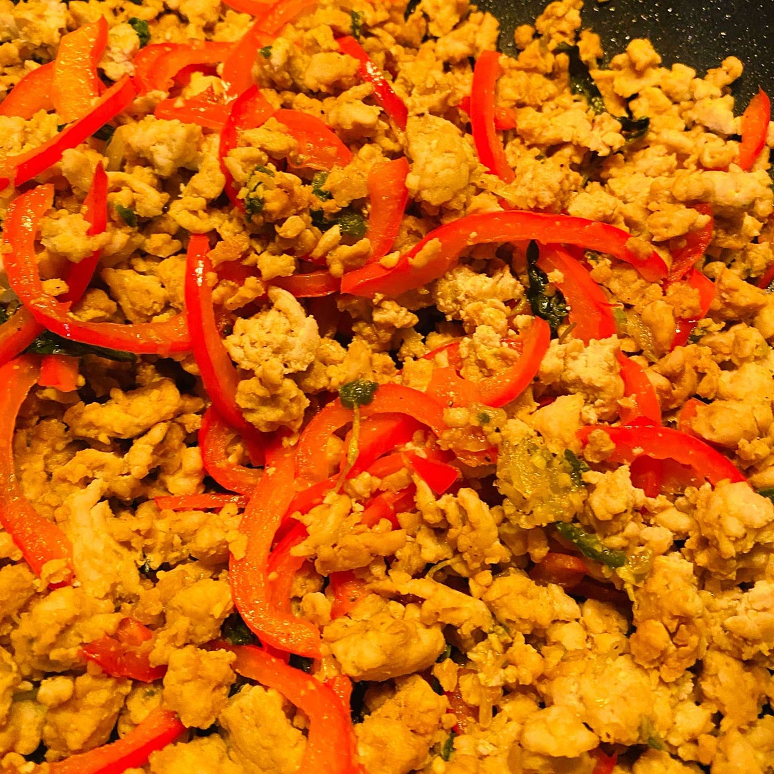 Dinner Tonight: Thai-Style Minced Chicken with Basil and Chiles Recipe