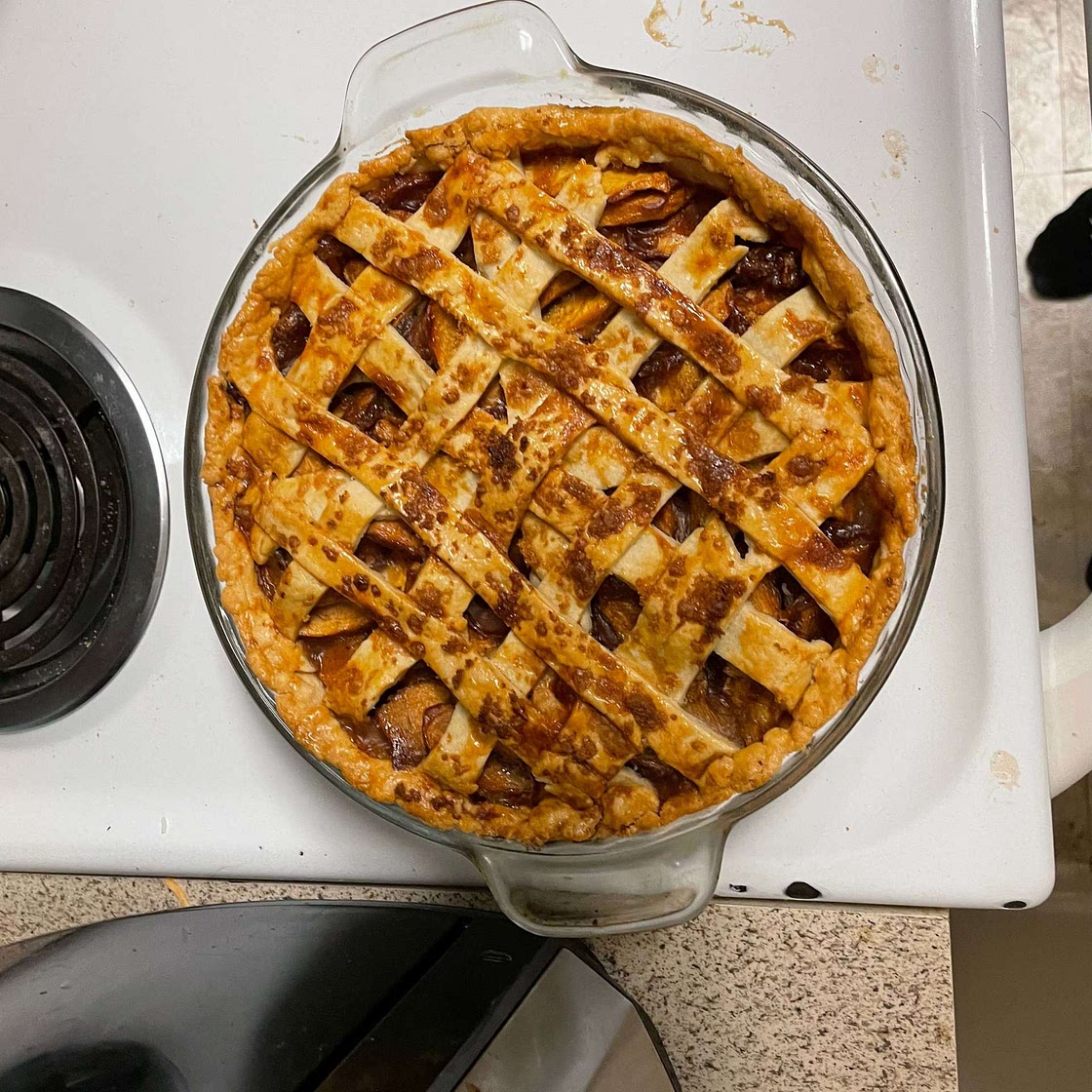 Bourbon Peach Pie
