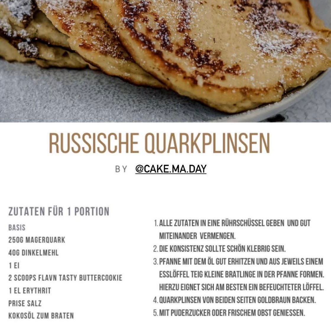 Russische quarkpfannenkuchen