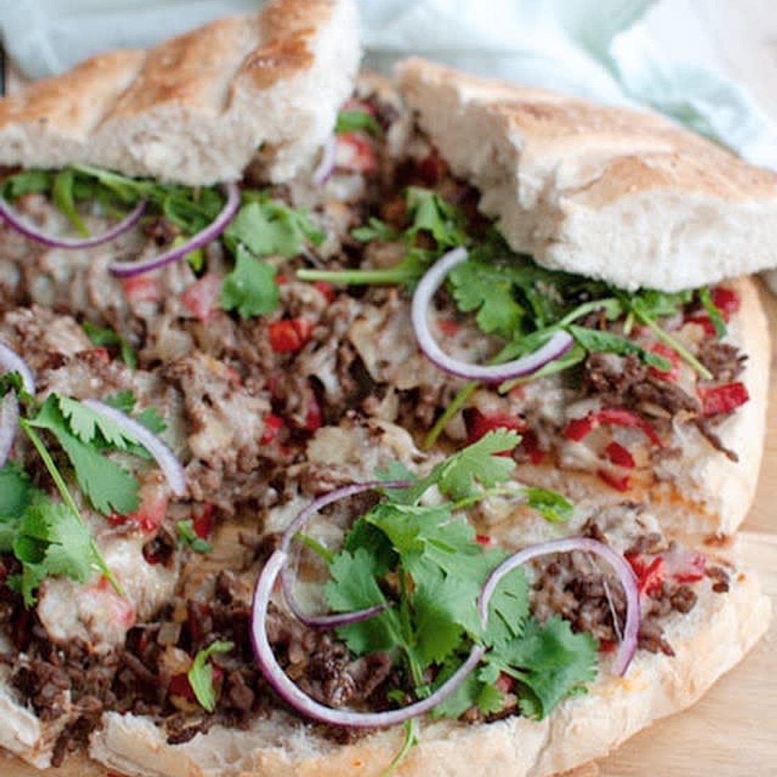 Turksbrood pizza