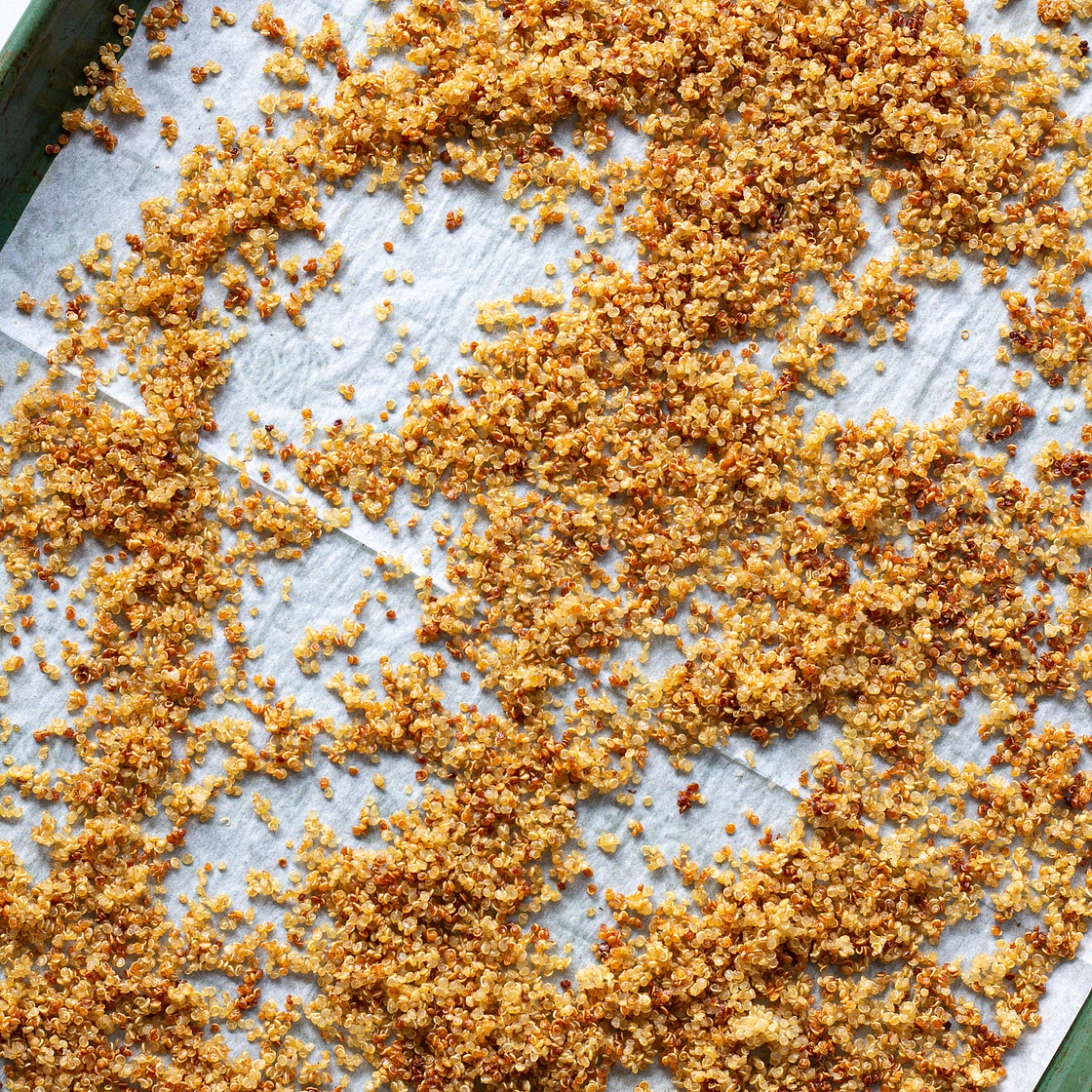 How to make crispy quinoa