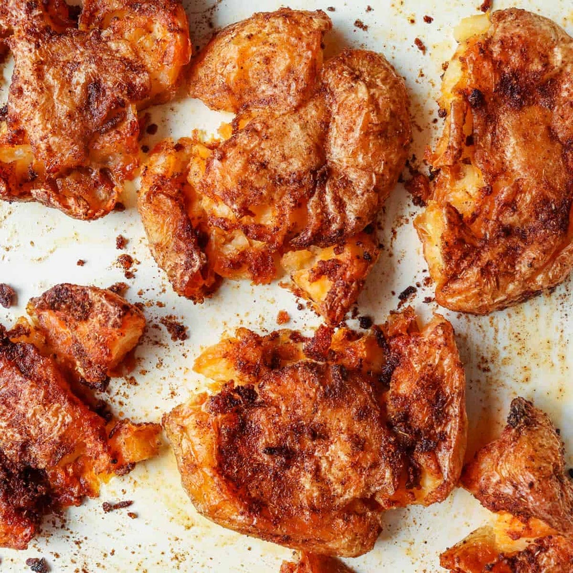 Crispy spiced aardappelen