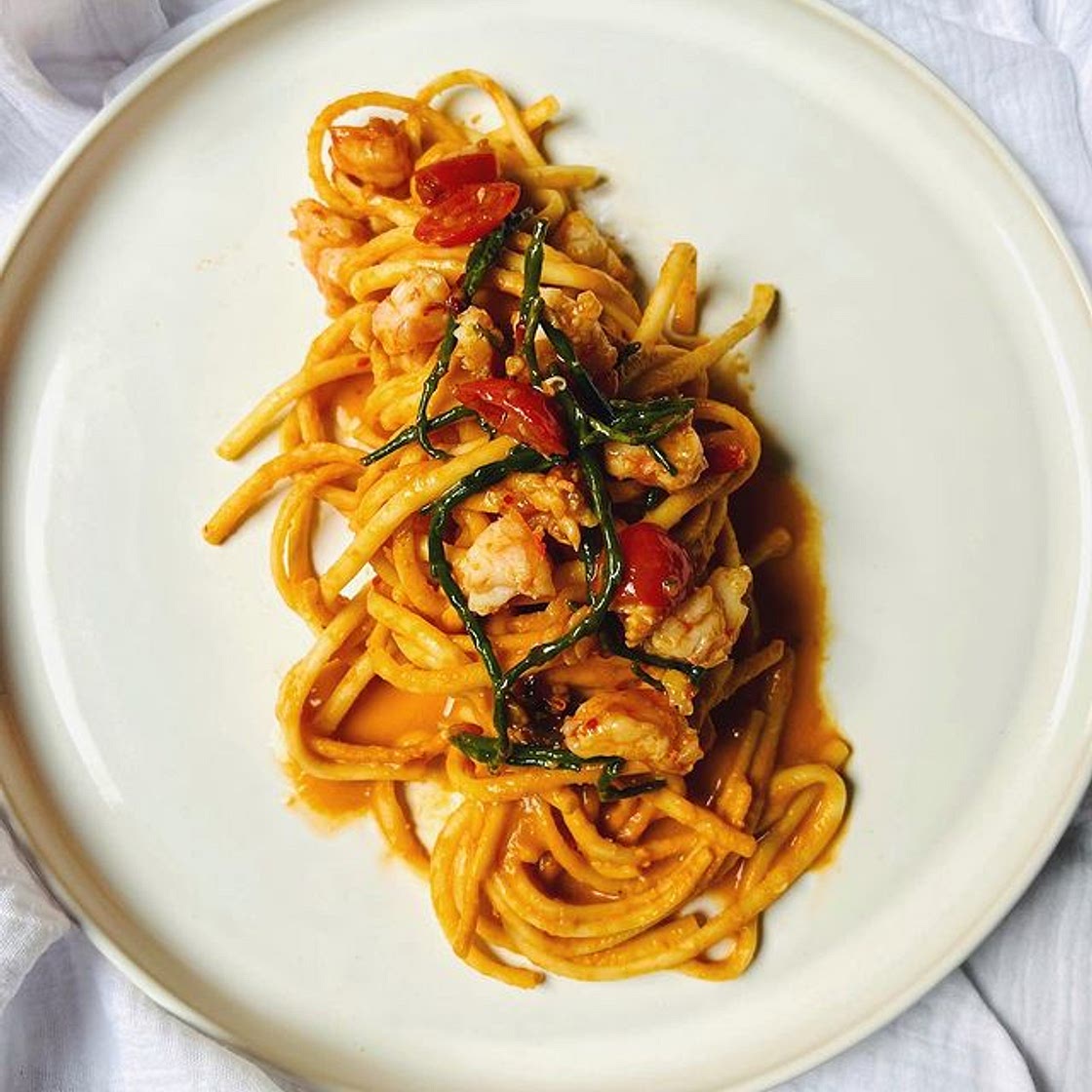 LINGUINE MET “BISQUE” VAN GAMBA