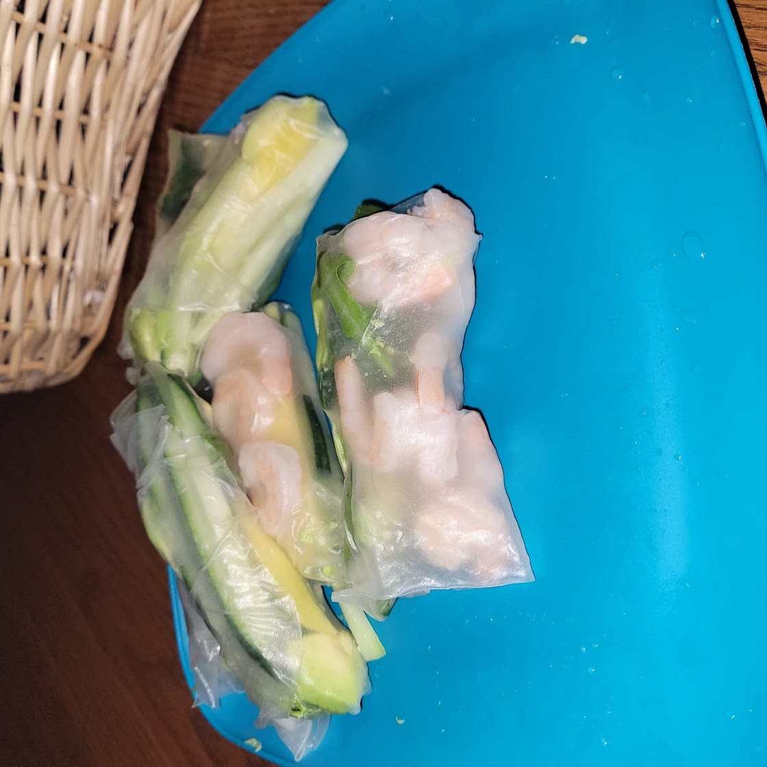 Shrimp and Avocado Summer Rolls