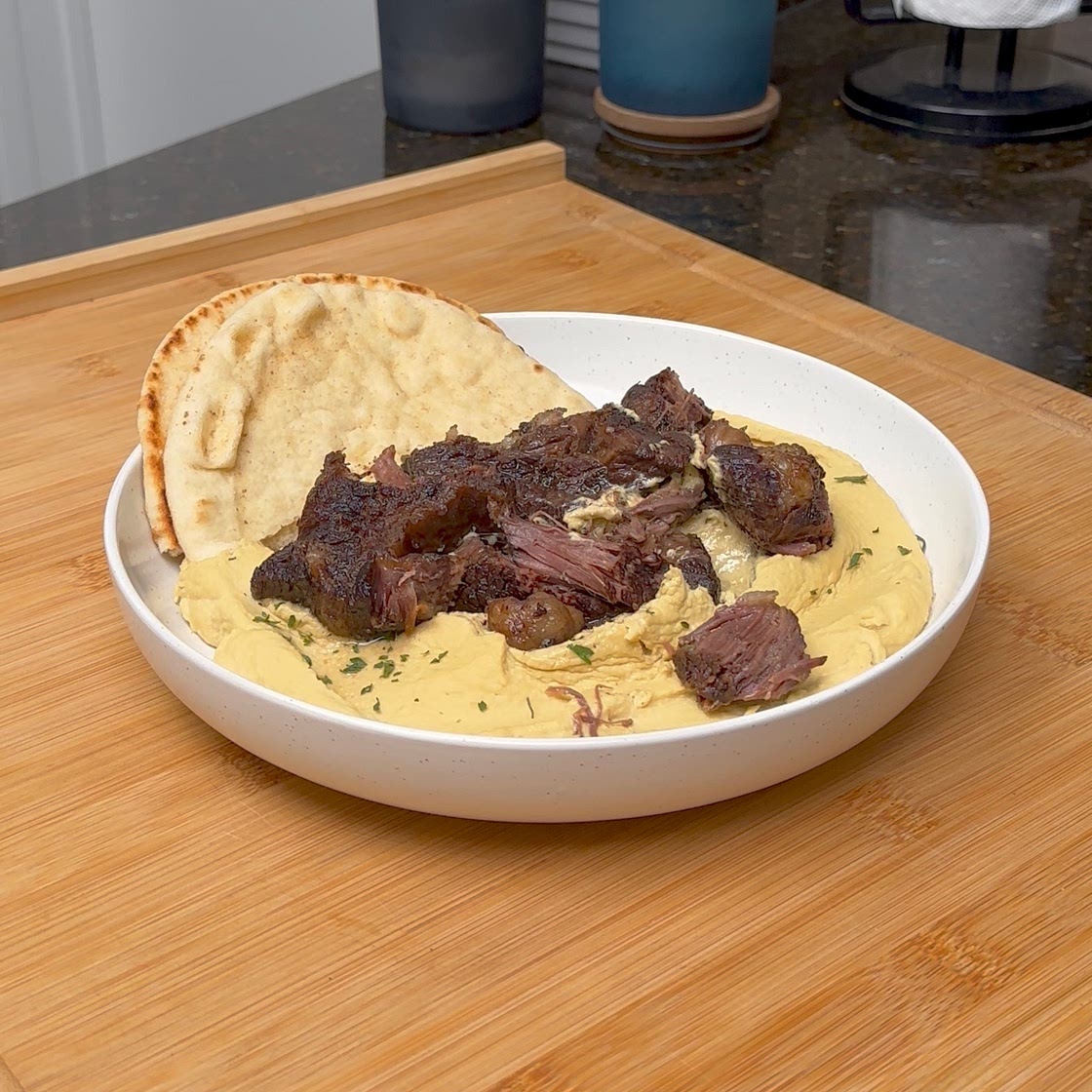 Air Fryer ‘Slow Cooked’ Short Rib Hummus