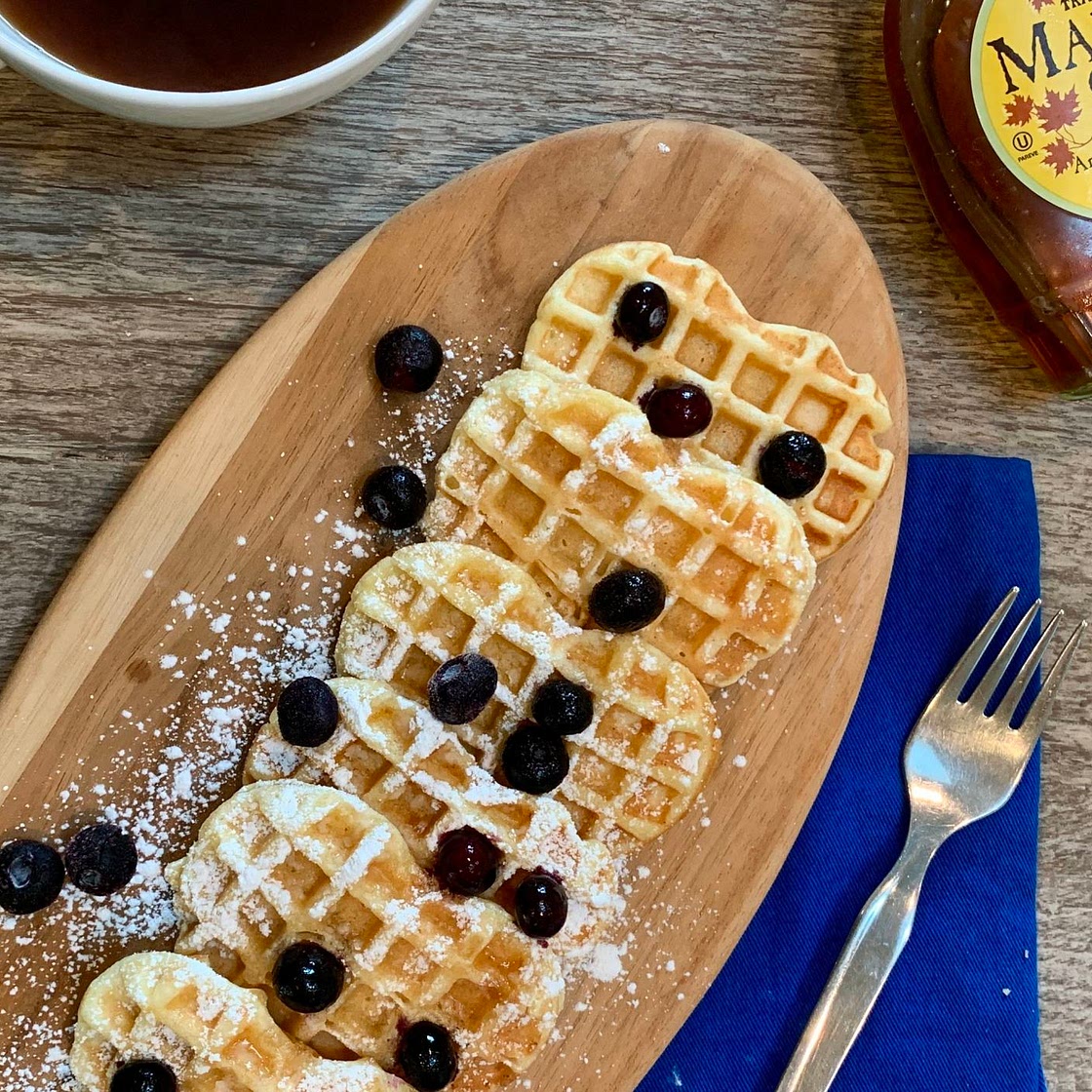 Lemon Ricotta Waffles