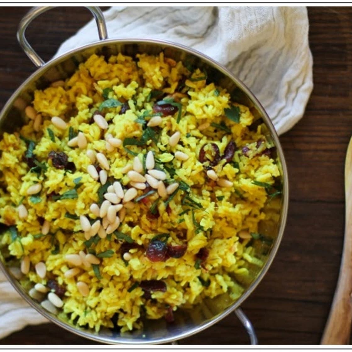 Ginger and Turmeric Aromatic Rice