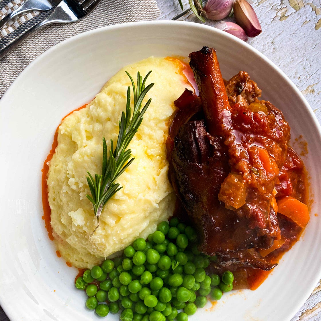 Slow Cooked Lamb Shank