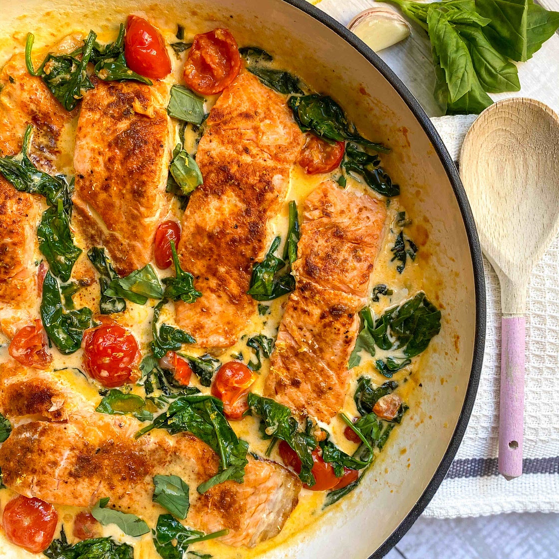 Creamy Tuscan Salmon