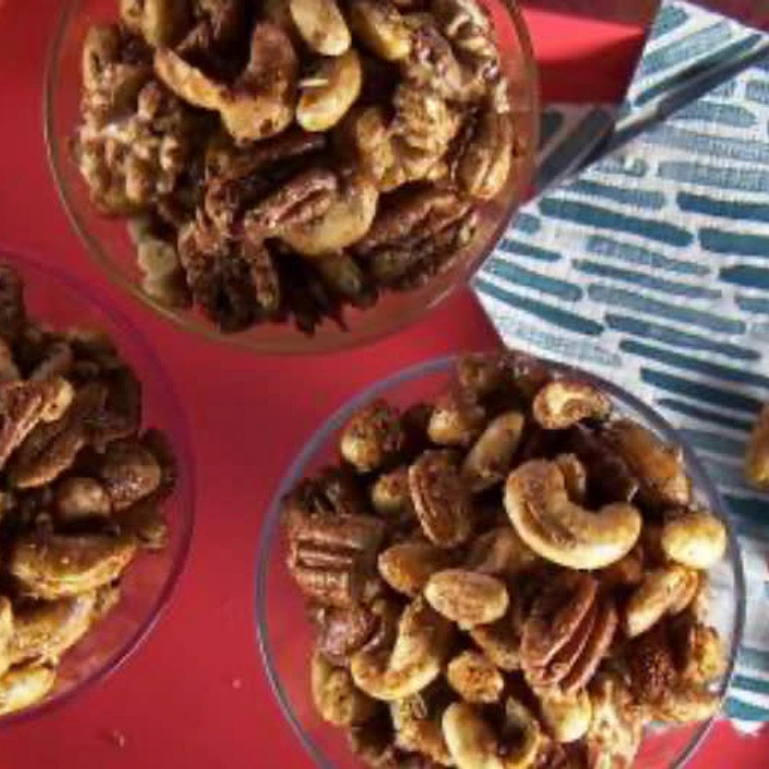 Spiced Nuts with Orange Bitters 