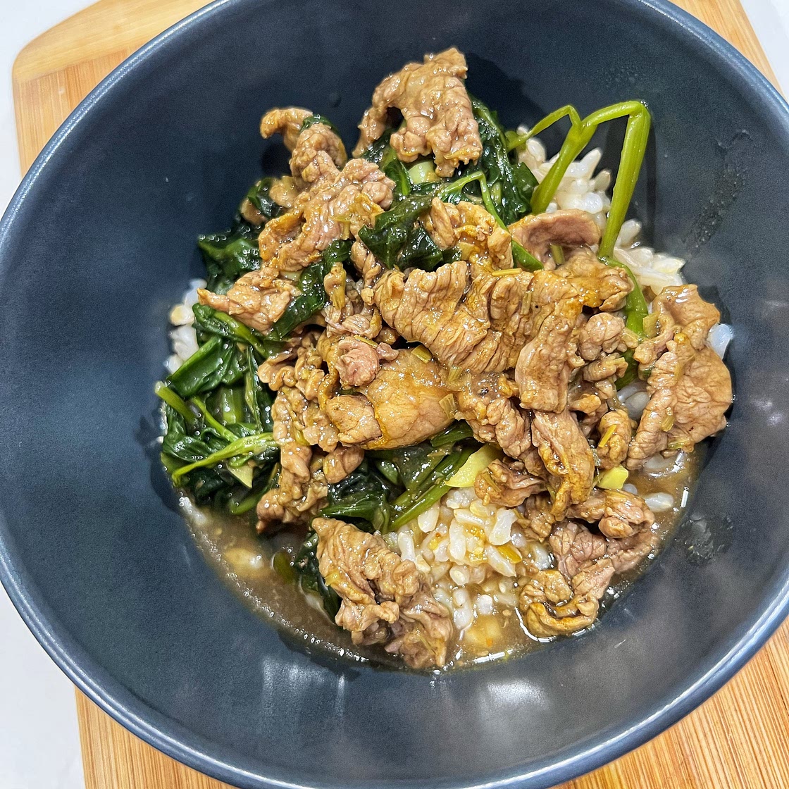 Lemongrass Steak and Watercress in Gravy — Angiela Eats - Quick, Easy, & Delicious Recipes