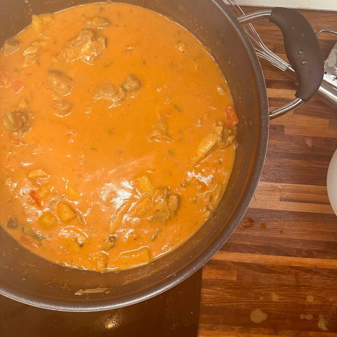 Coconut chicken curry