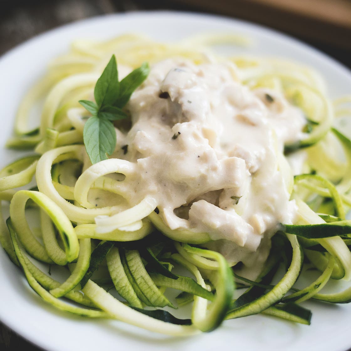 Chicken Zoodle Alfredo