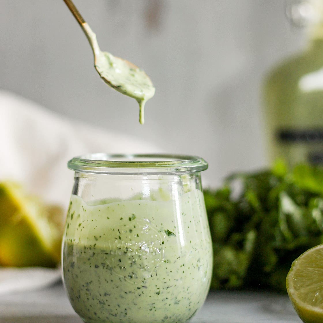 The Best Cilantro Lime Sauce
