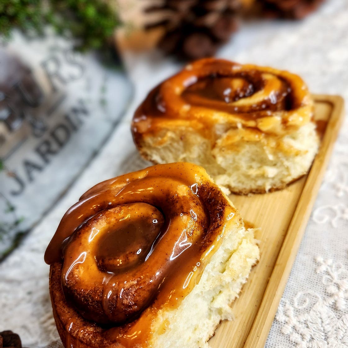 Salted Caramel Cinnamon Rolls — Buzzed Eats
