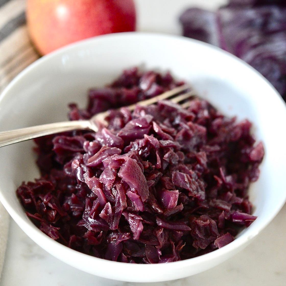 Classic German Braised Red Cabbage