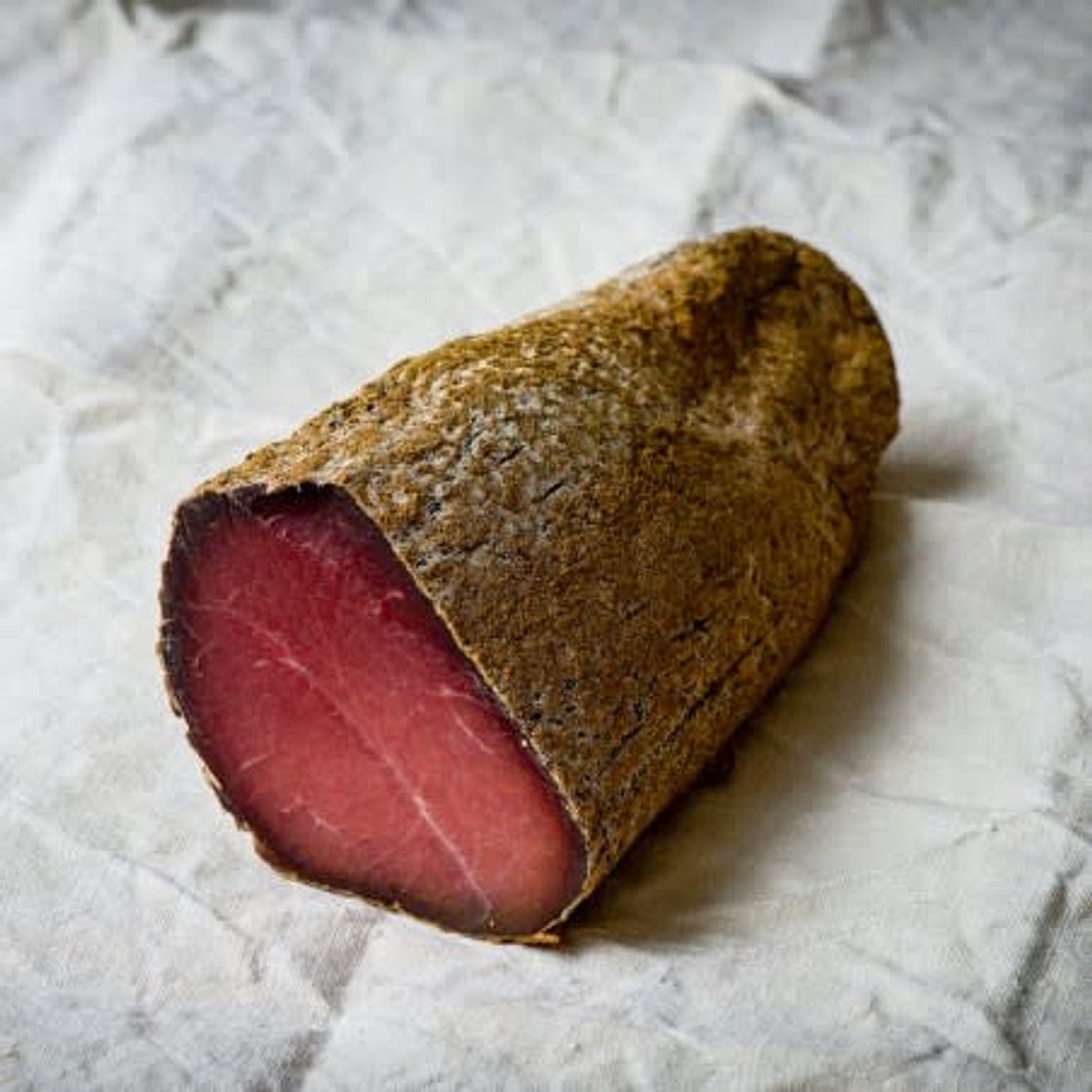 Pastourma d'ali , revisitée par catherine :  viande séchée aux épices egyptienne