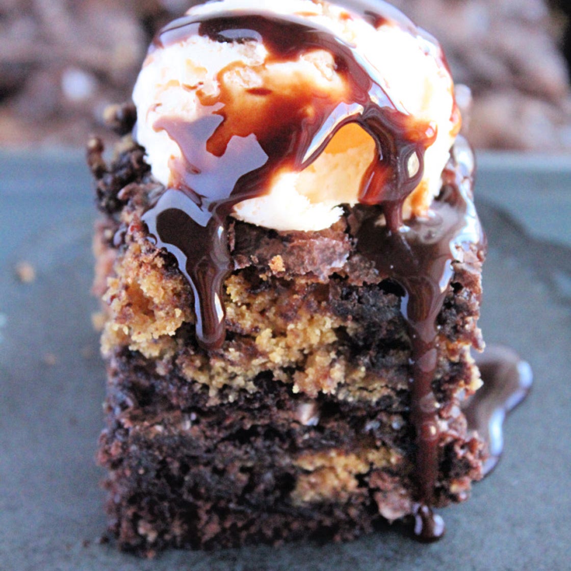 Shortcut Cookie Dough Brownies