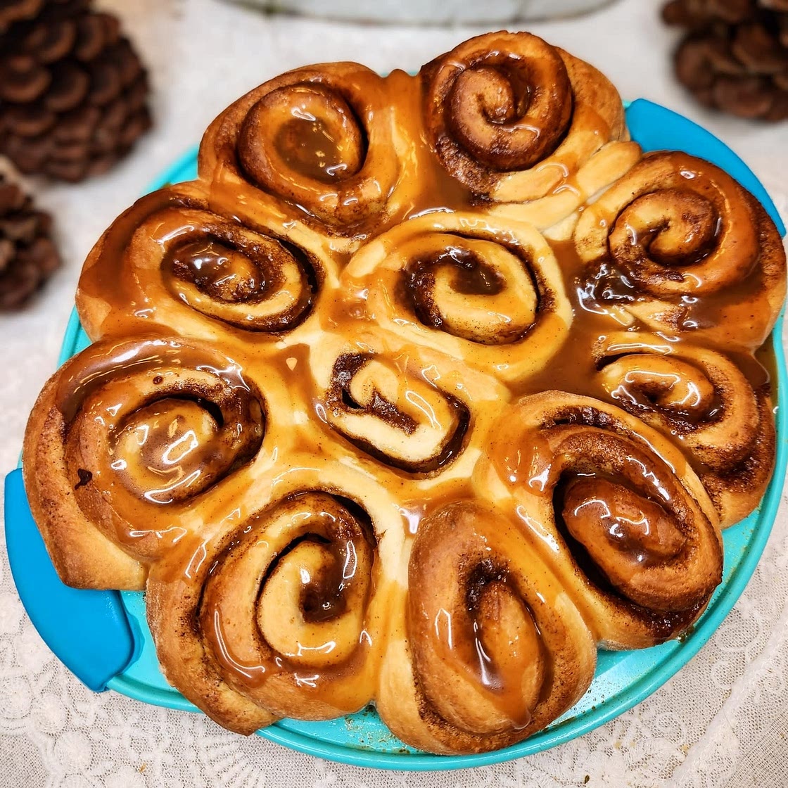Salted Caramel Cinnamon Rolls — Buzzed Eats