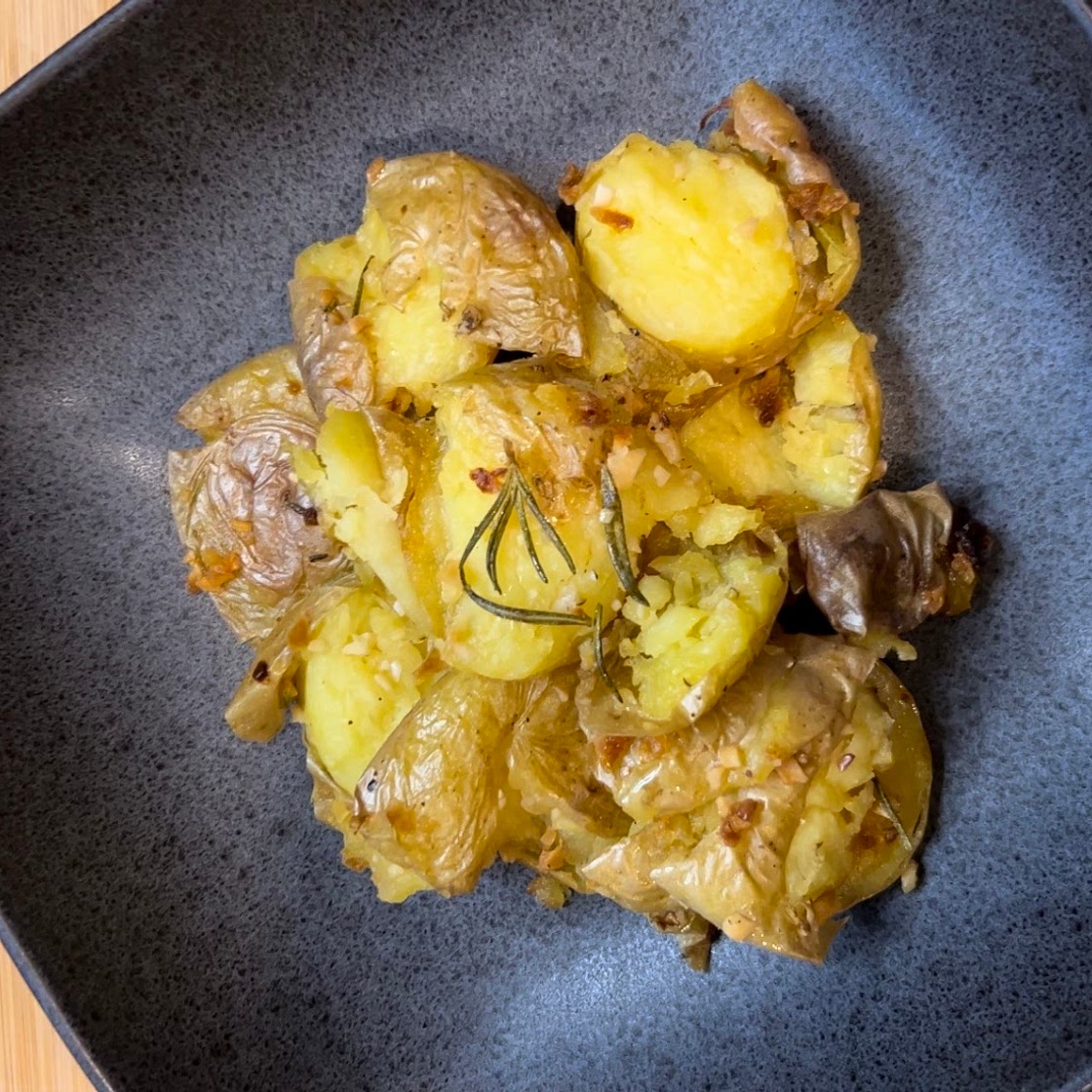 Garlic Smashed Potatoes 