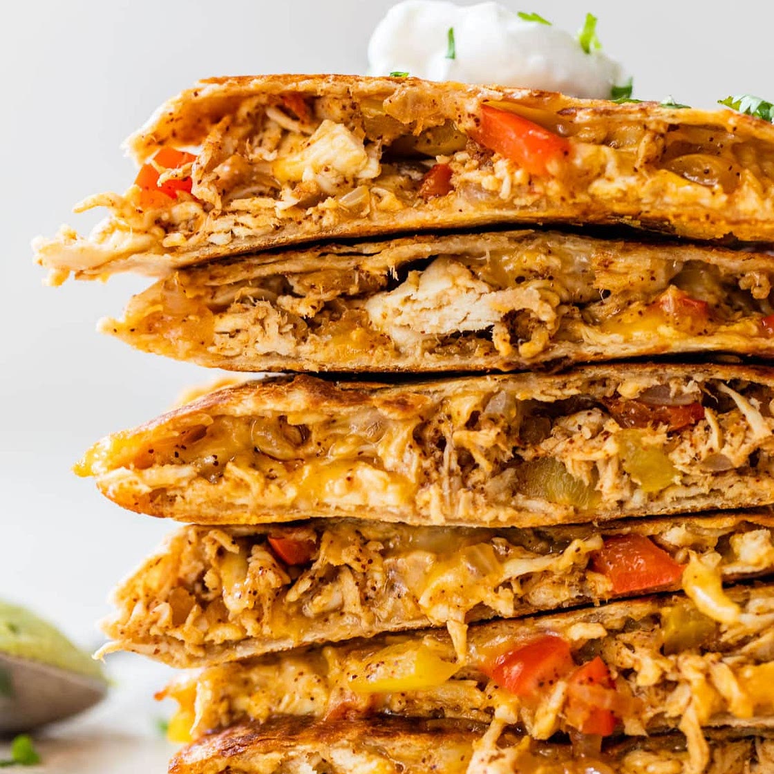 Quesadillas with Grilled Chicken or Tofu Recipe