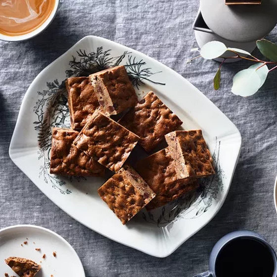 Malted Chocolate Chunk Cookie Bars