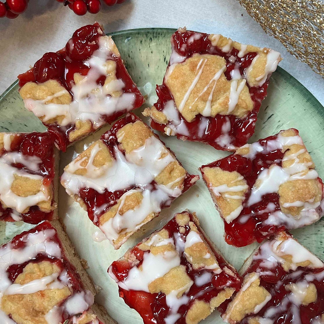 Holiday Cherry Bars 