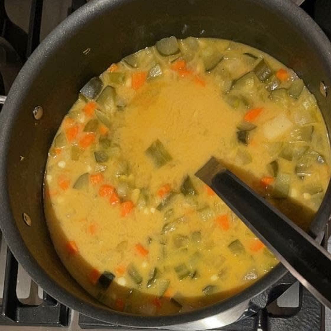 Kristen Bell's Dill Pickle Soup