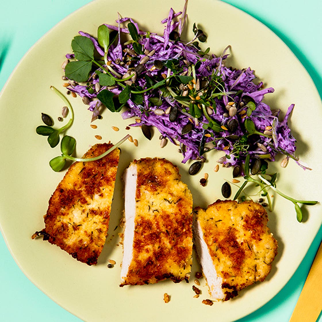 almond and parmesan chicken