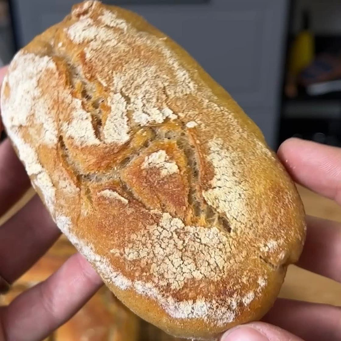 Rustikale Kartoffel Brötchen 