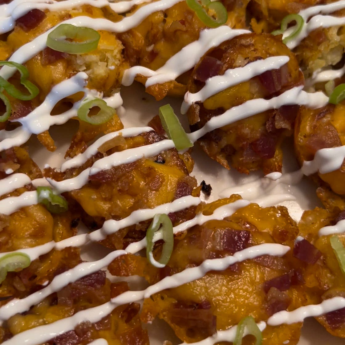 Loaded Cauliflower Bites