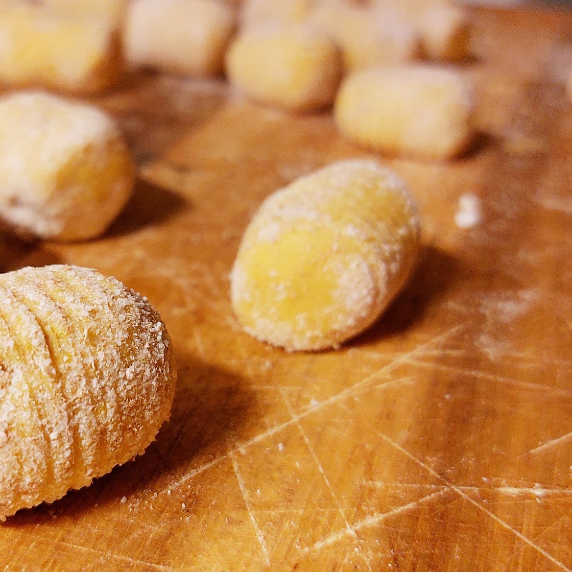 Pumpkin and ricotta gnocchi
