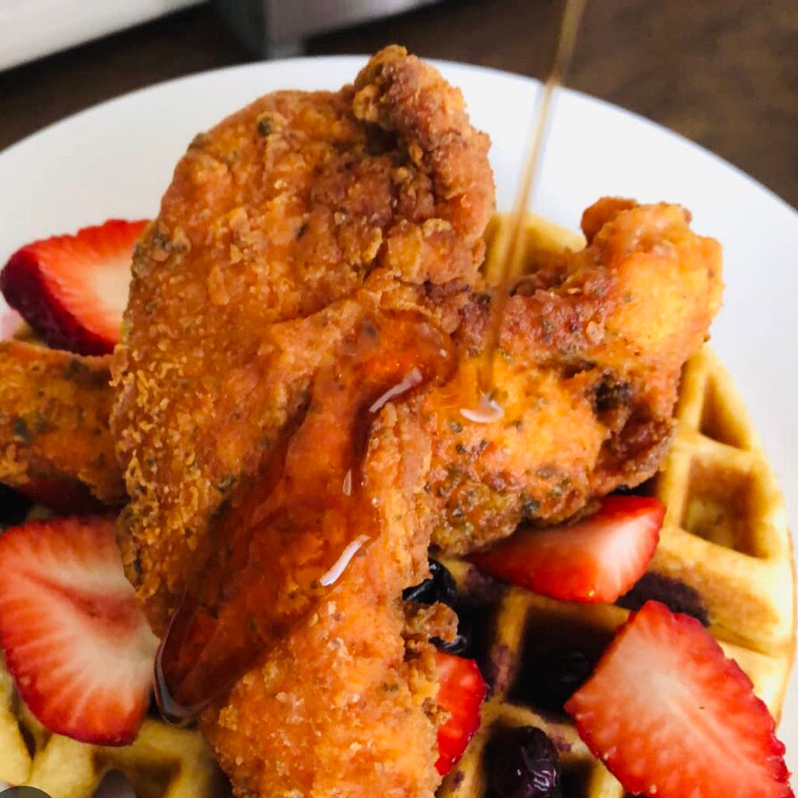 Chicken & Whole Grain Waffles