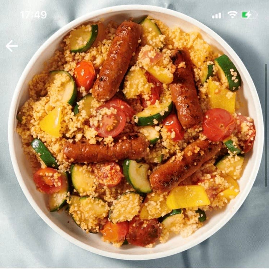 Couscous merengezworstjes