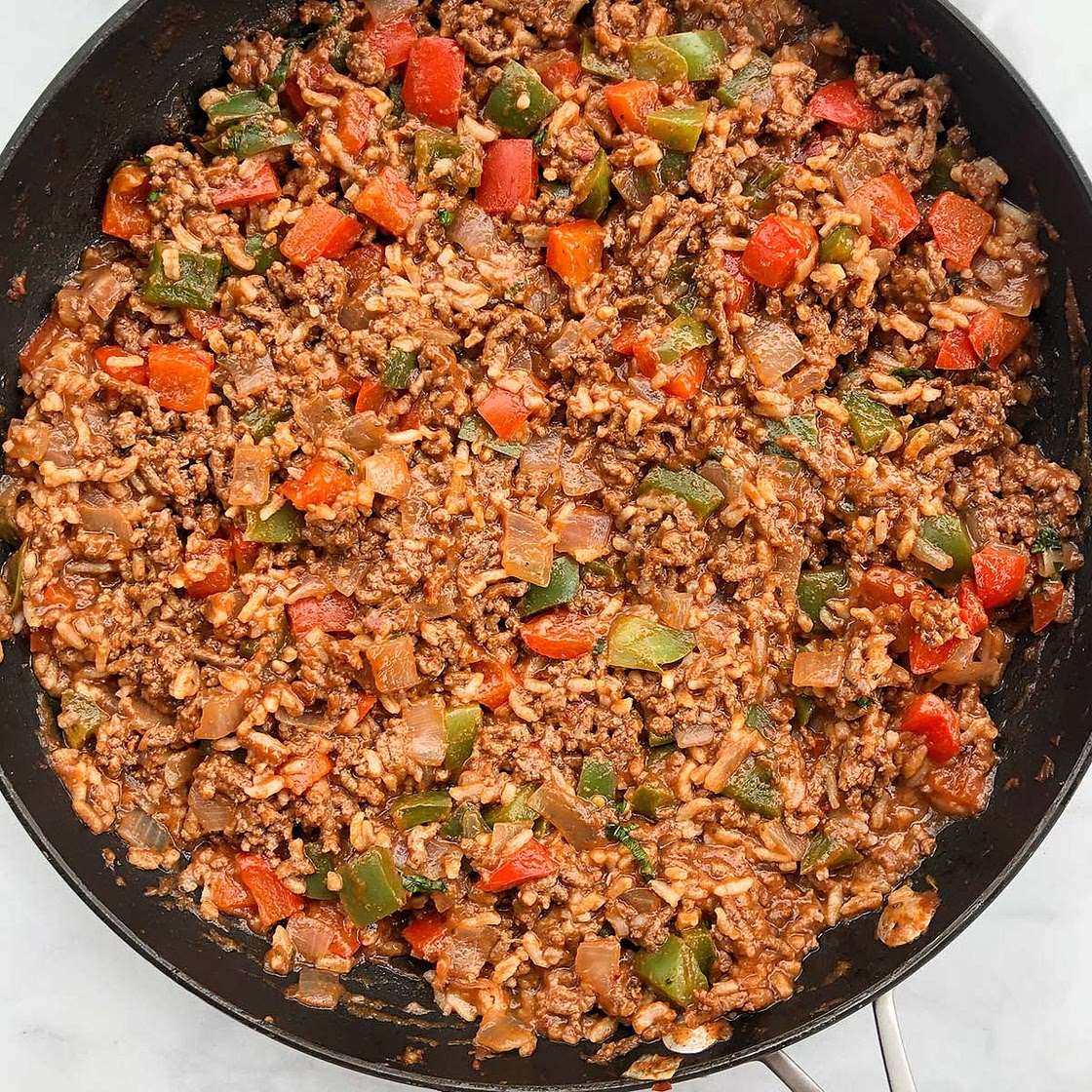 One Pot Deconstructed Stuffed Peppers