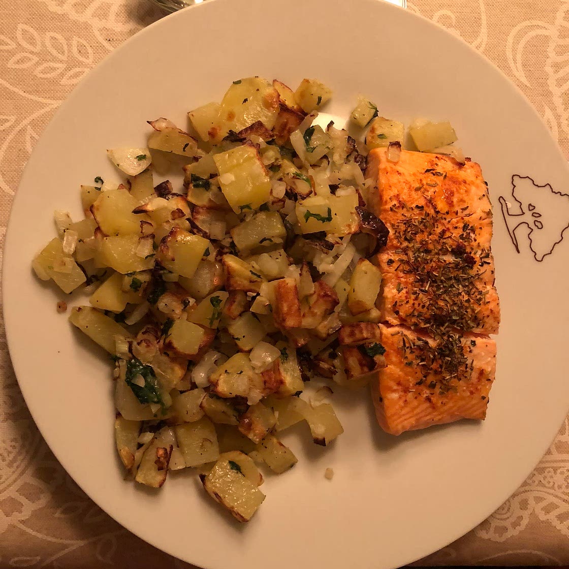 Air Fryer Spicy Salmon