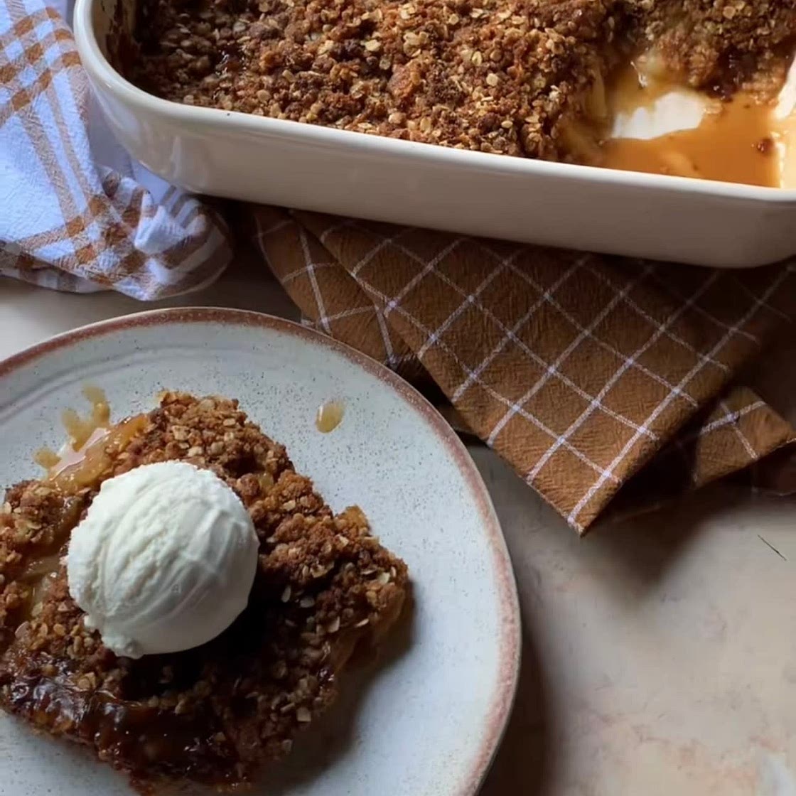 Crumble aux pommes 🍎 