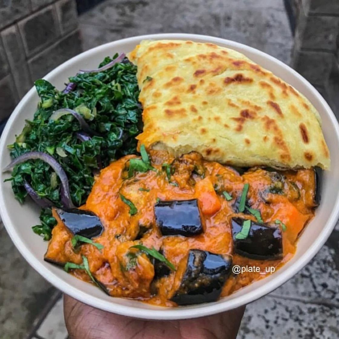 Coconuts Eggplant Curry (V)