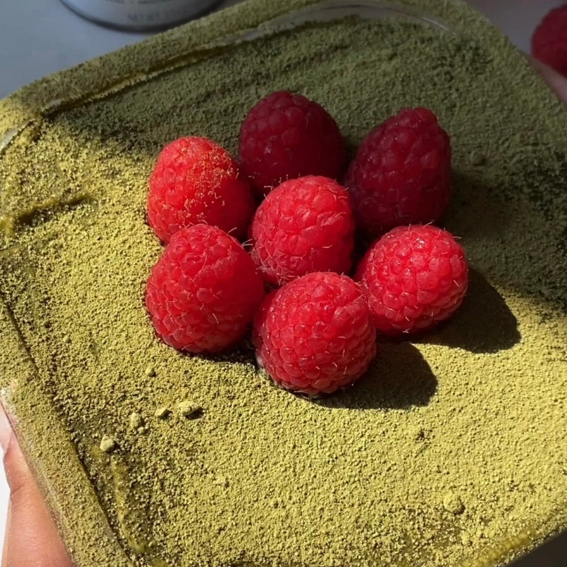 Matcha Raspberry Tiramisu