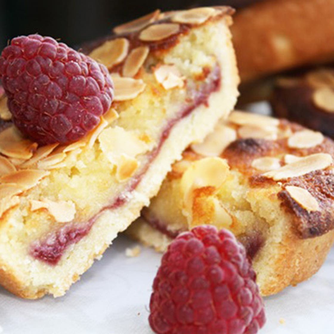 Tartelette Amandine aux framboises