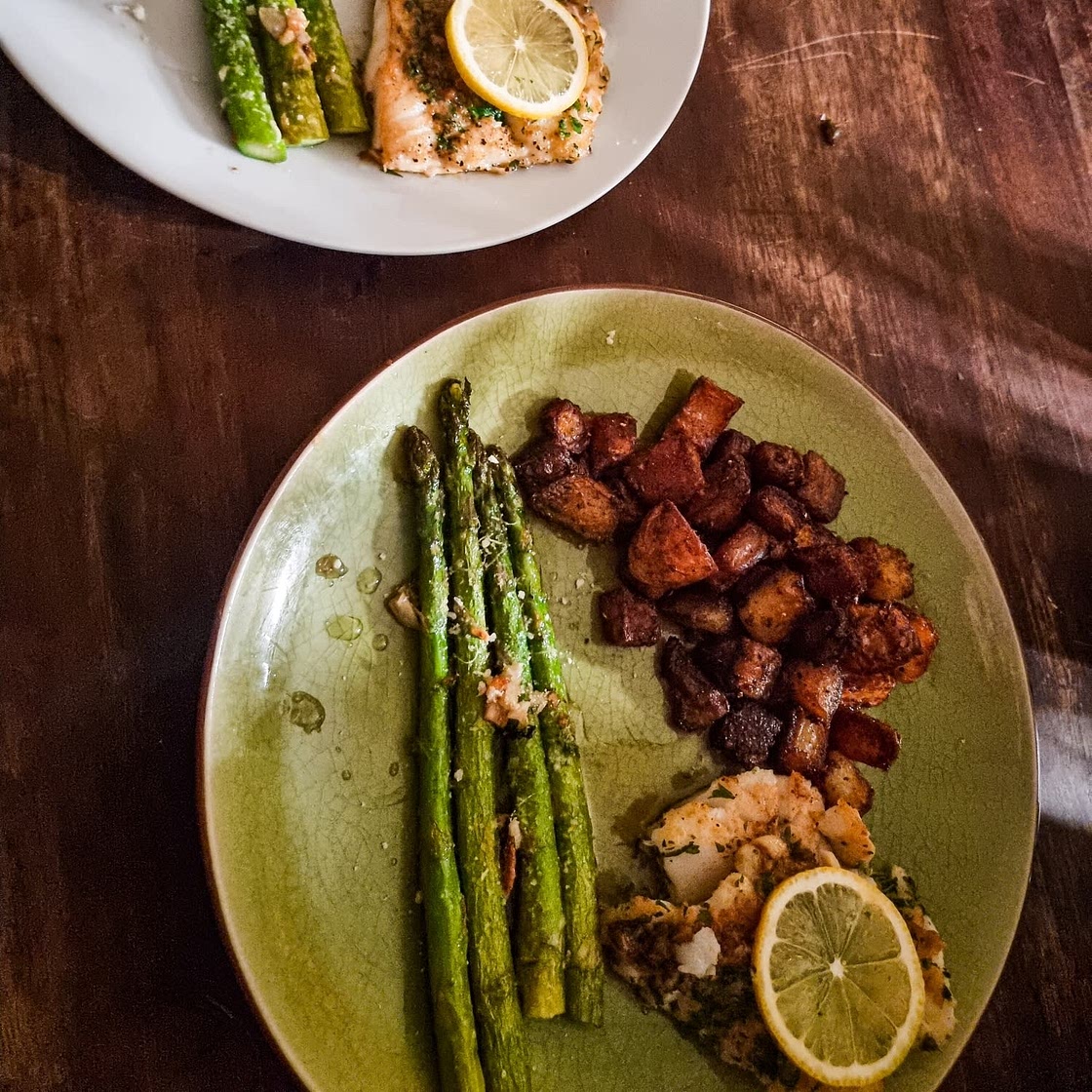 Roasted Asparagus with Parmesan