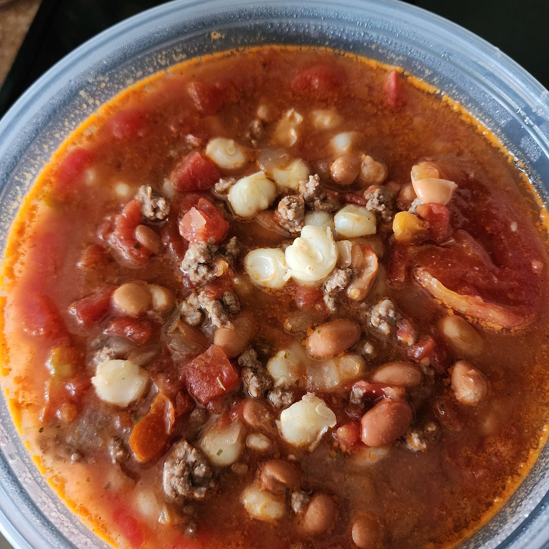 Taco Soup with Hominy