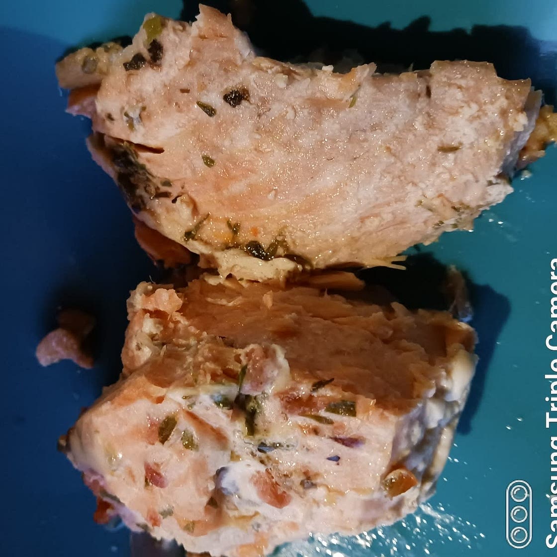 Baked salmon