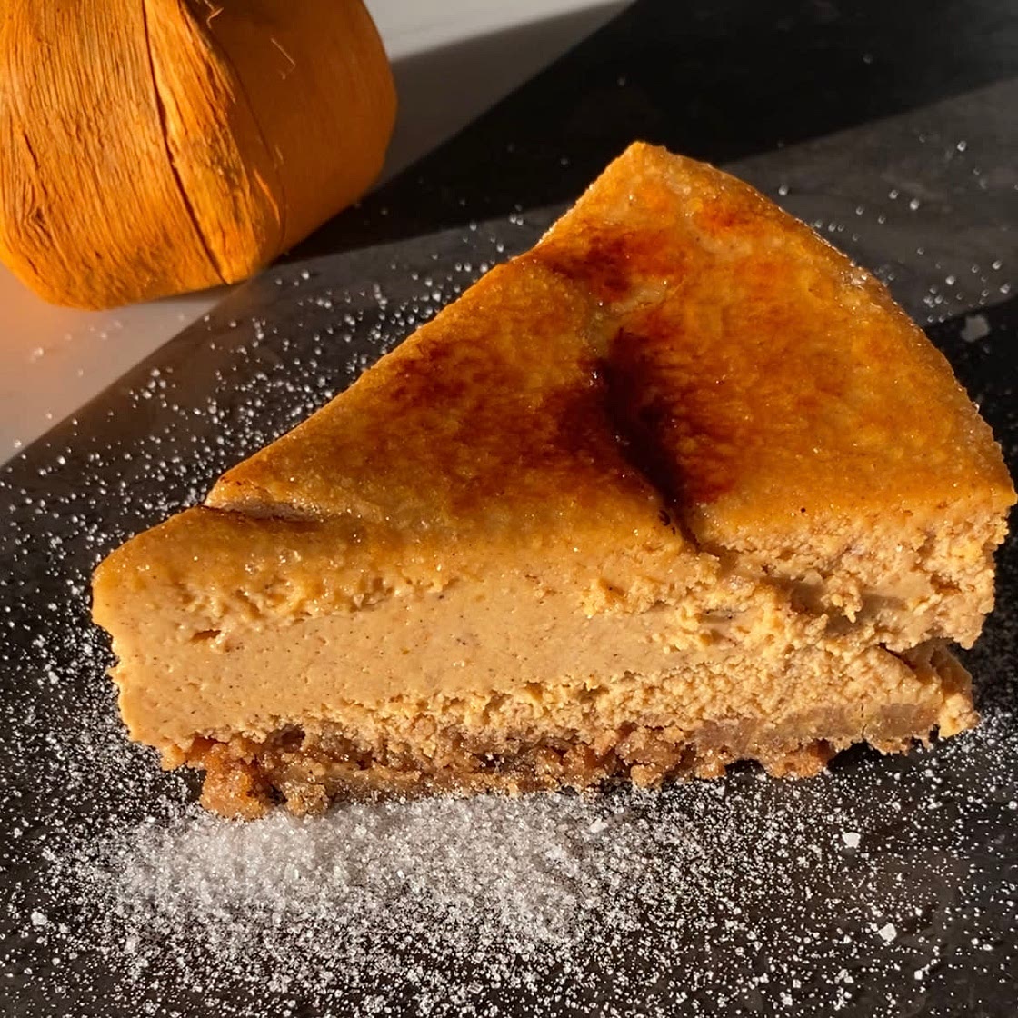Pumpkin Brûlée Cheesecake