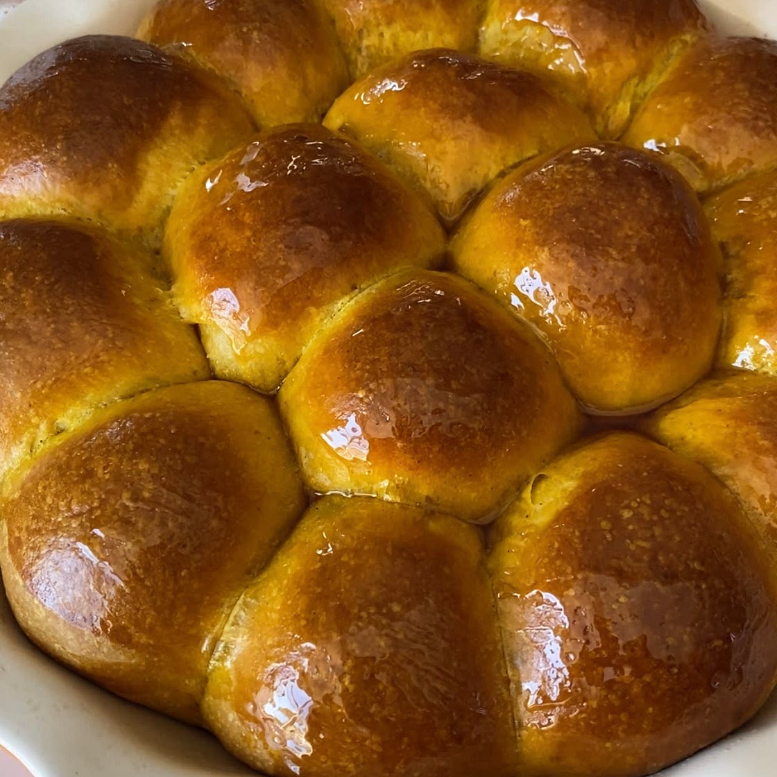 Pumpkin Honeycomb Bread