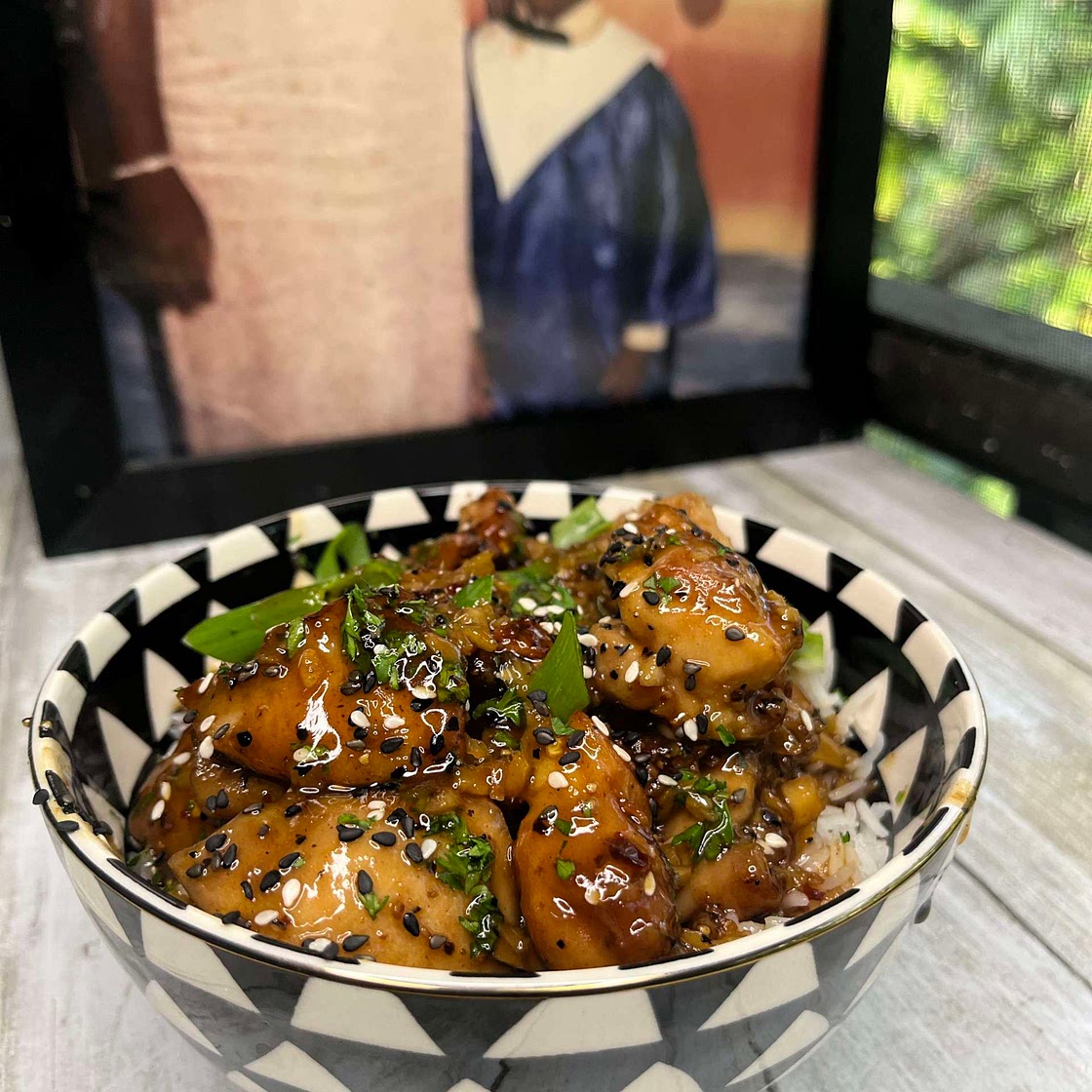 Chefchosen’s Bourbon chicken 
