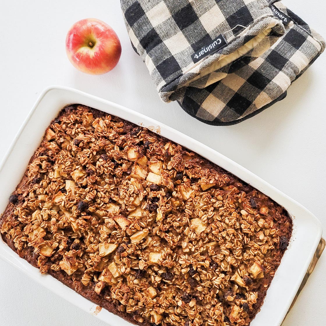 (O,L) Apple Cinnamon Raisin Baked Oatmeal - Seeking Vitality