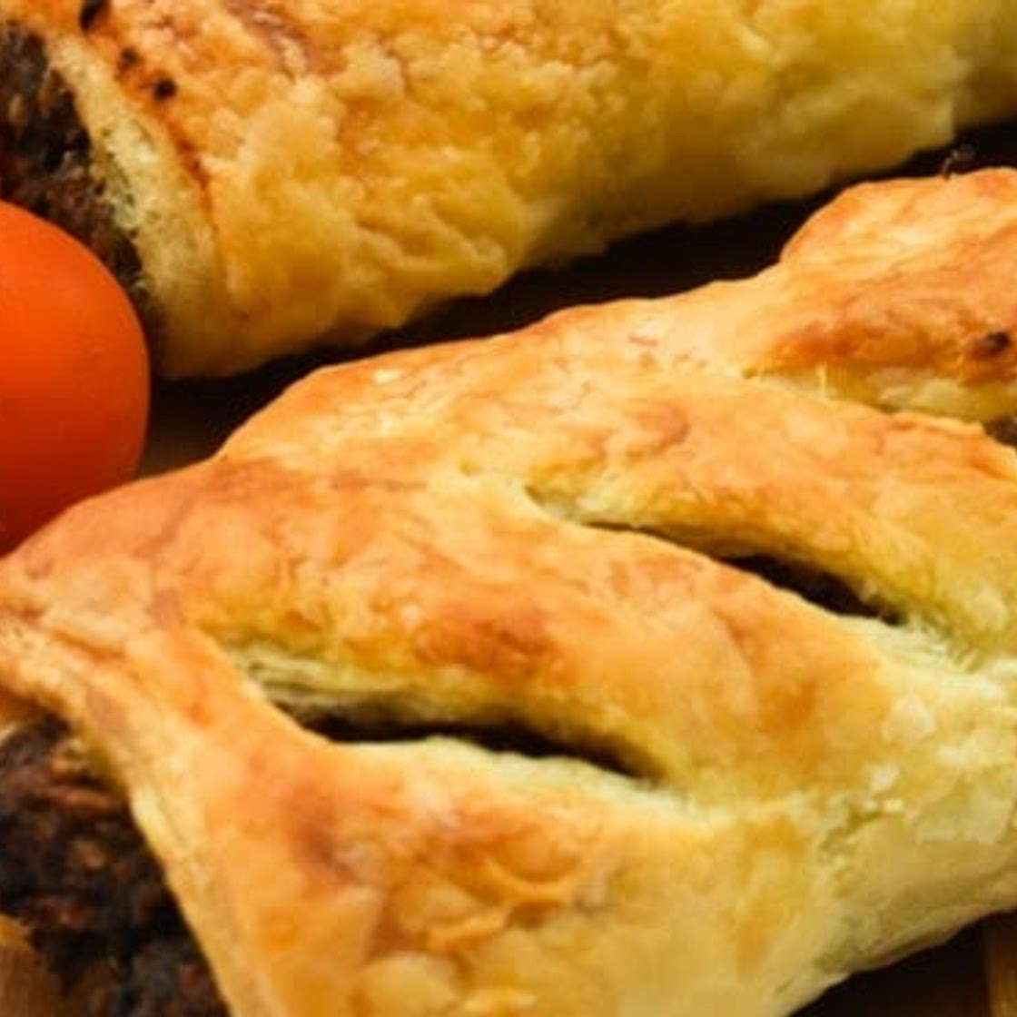 Mushroom & Chestnut Sausage Rolls (vegan recipe)